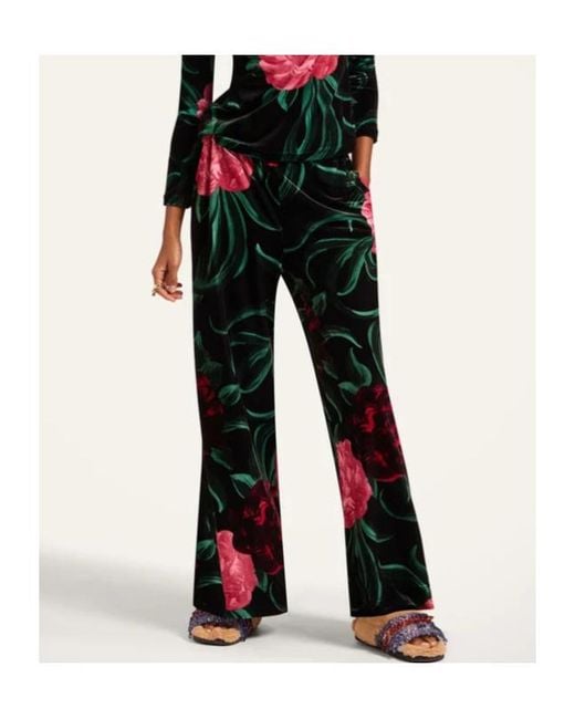 LaDoubleJ Multicolor Floral Palazzo Trousers