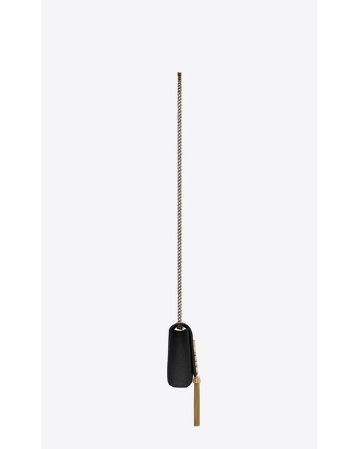 Saint Laurent White Kate Small Chain Bag