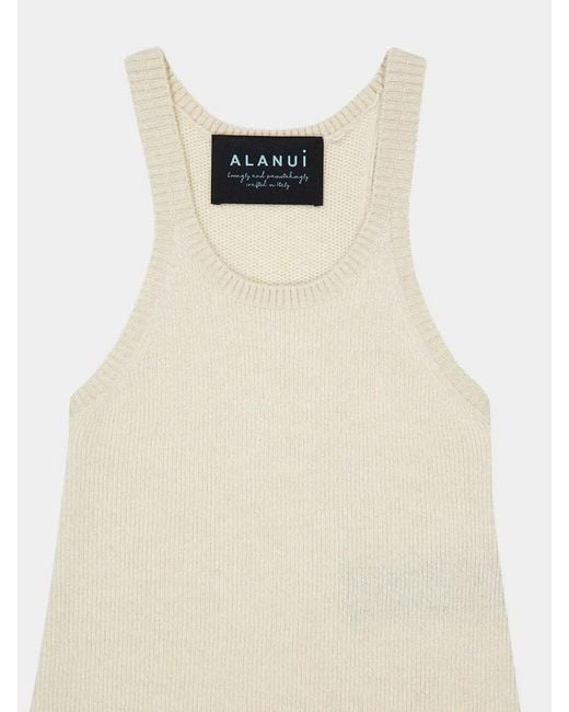 Alanui Natural Sleeveless Vest