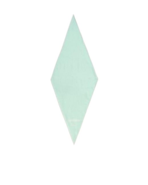 Burberry Green Horseferry-Print Silk Scarf
