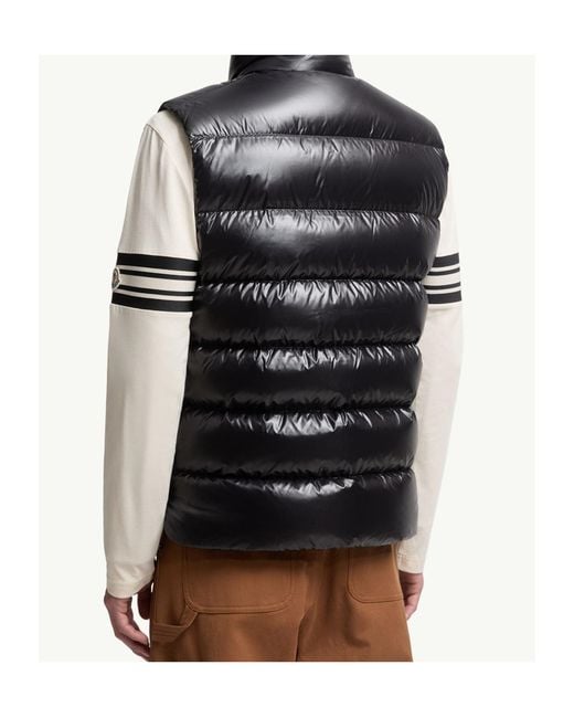 Moncler Black Tibb Down Vest for men