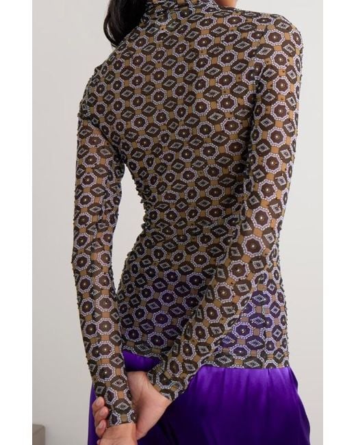 Dries Van Noten Multicolor Long-Sleeved Turtleneck T-Shirt