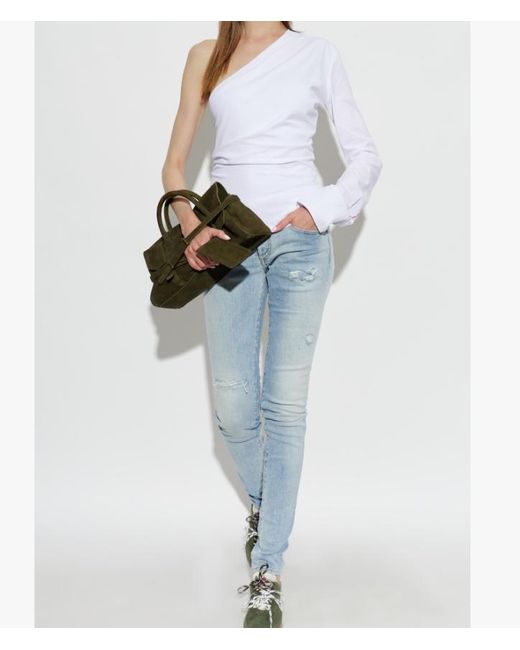 DSquared² Blue Belt Loop Jeans