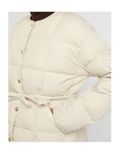 Moncler Natural Quilted Down Jacket