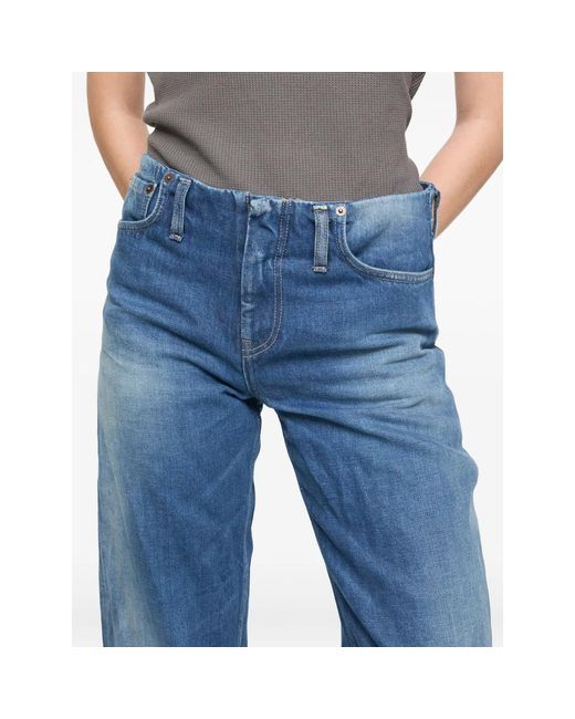 Acne Blue Denim Trousers