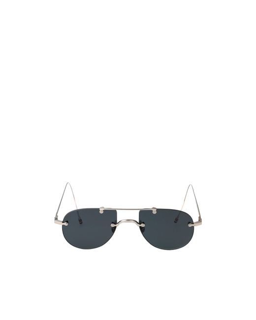 Thom Browne Blue Full-Rim Sunglasses for men