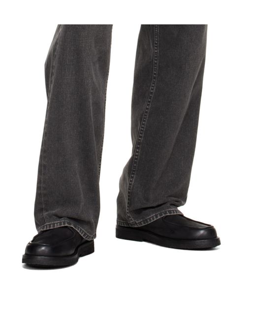 Marsèll Lace-Up Leather Desert Boots in Black for Men | Lyst UK