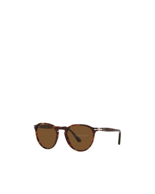 Persol Multicolor Round Frame Sunglasses for men