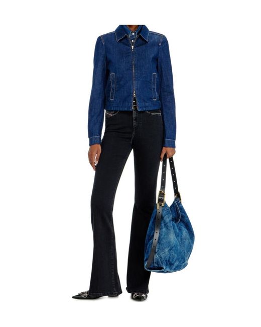 DIESEL Blue De-Corb Jacket