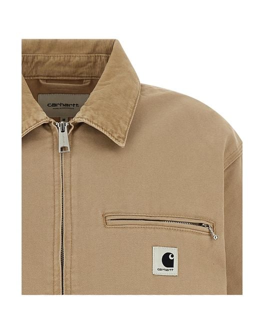 Carhartt Natural Og Detroit Zipped Jacket for men