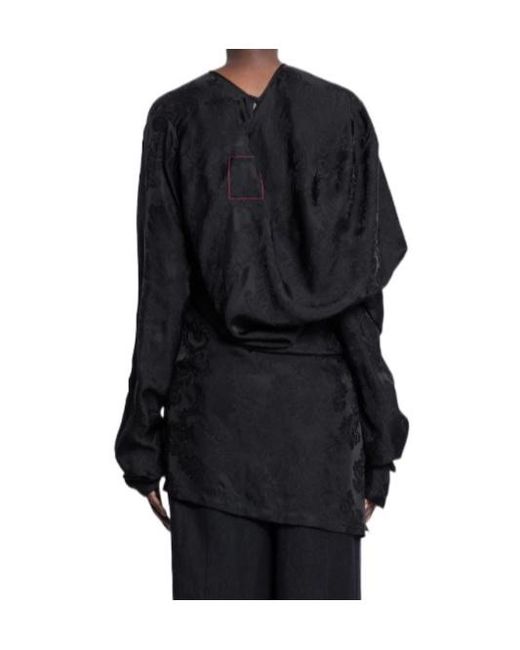 Uma Wang Black Round-Neck T-Shirt