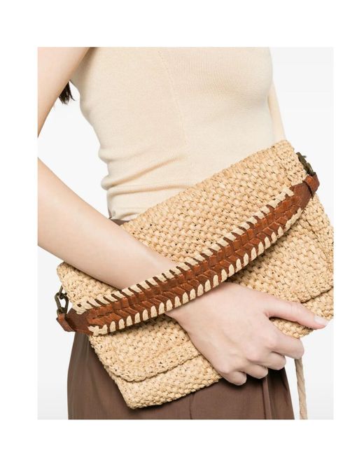 IBELIV Multicolor Raffia Tote Bag