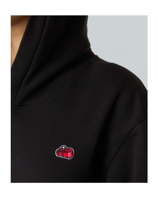 The North Face Black Long-Sleeve Logo Detail Hoodie for men