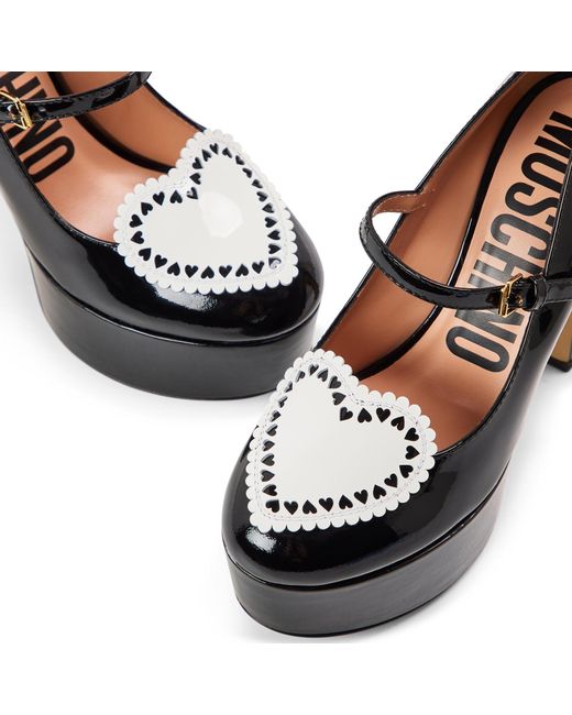 Moschino Black Thick-Soled High Heels