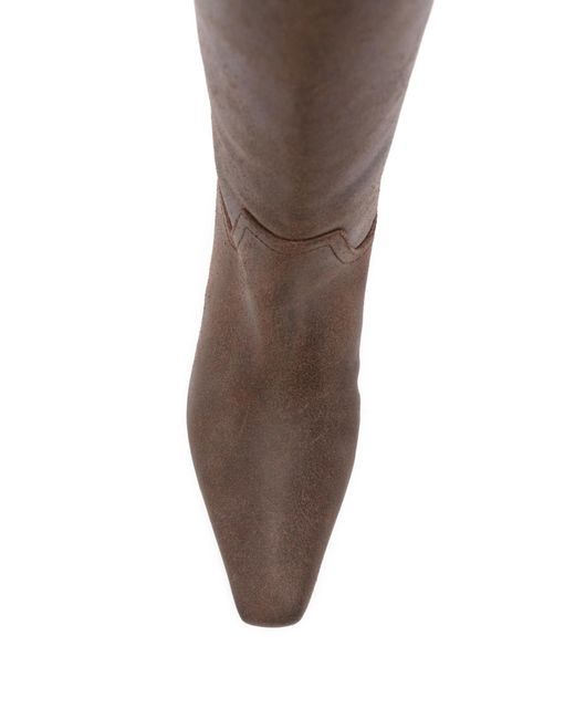 Paris Texas Brown Bettina Knee-High Boots