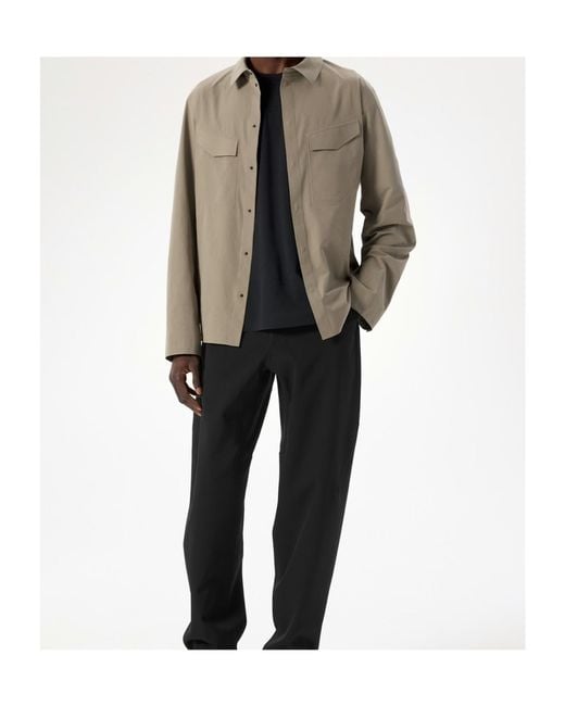Veilance Green Arc'Teryx Utility Pocket Shirt for men