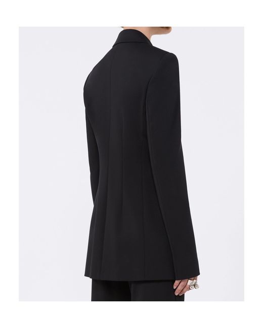 Sportmax Black Arco Double-Breasted Blazer