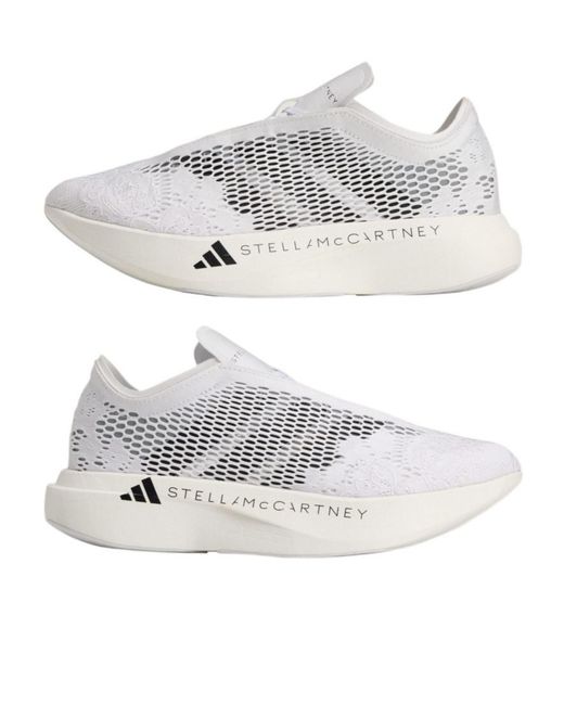 Adidas By Stella McCartney White Adizero Evo Sl Shoes