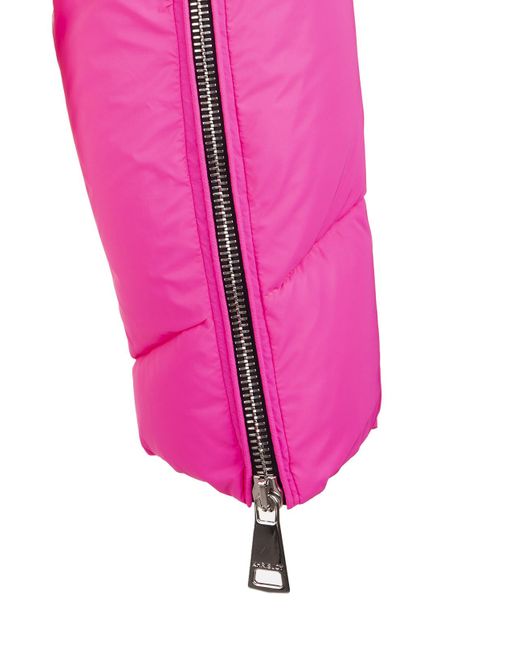 Khrisjoy Pink Cropped Puffer Jacket