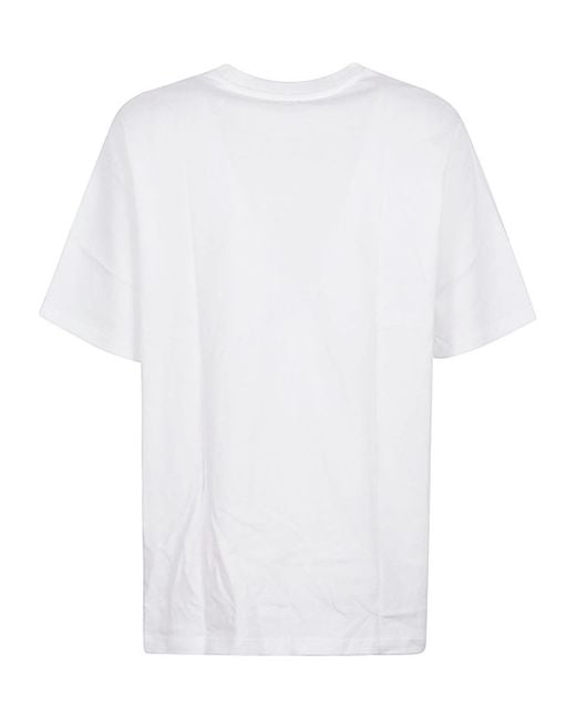 Majestic Filatures White Item O-Neck Short-Sleeved T-Shirt