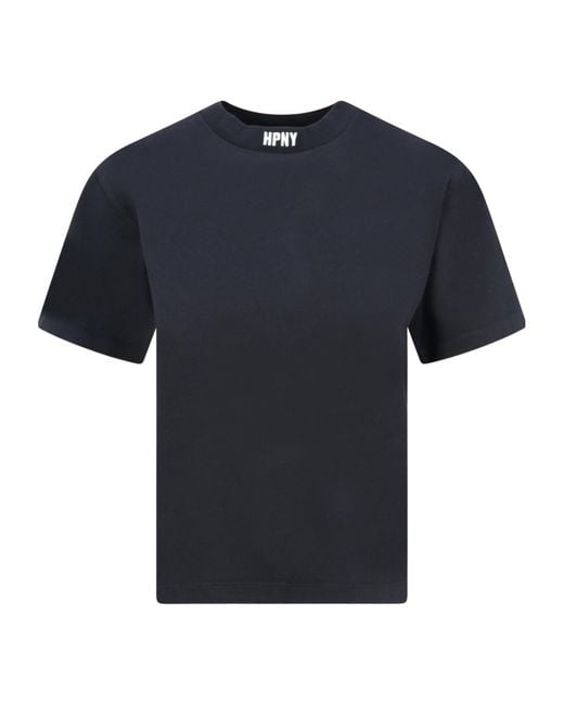 Heron Preston Blue Logo-Print Short-Sleeved T-Shirt