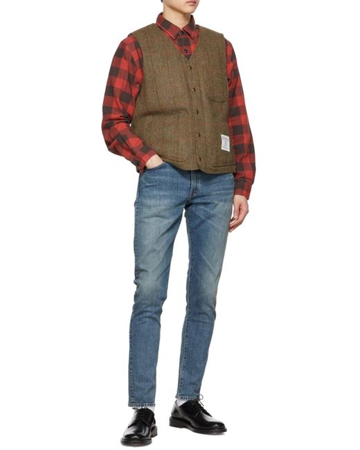 RRL Red Farrell Check-Print Shirt for men