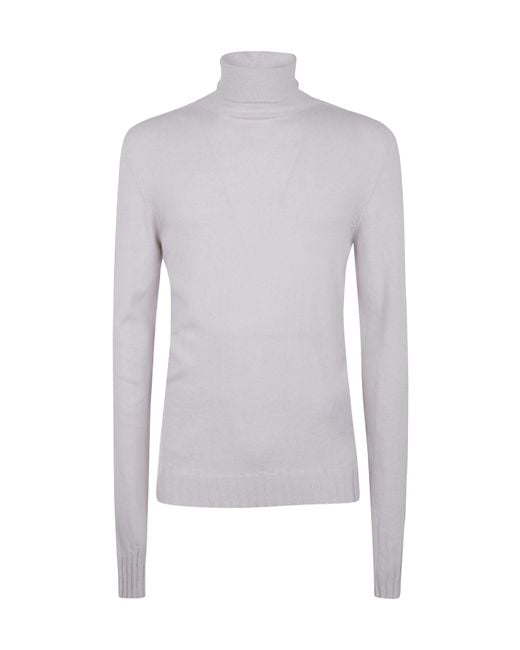 MD75 Blue Roll-Neck T-Shirt for men