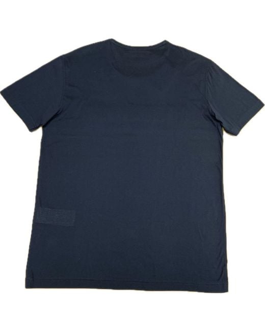 Emporio Armani Blue Short-Sleeved T-Shirt for men