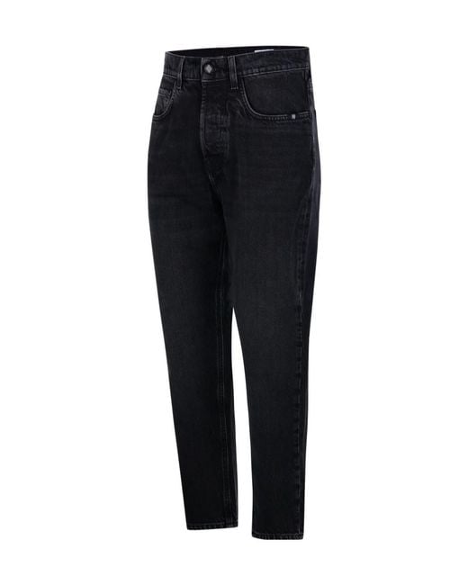 AMISH Black Straight-Leg Jeans for men
