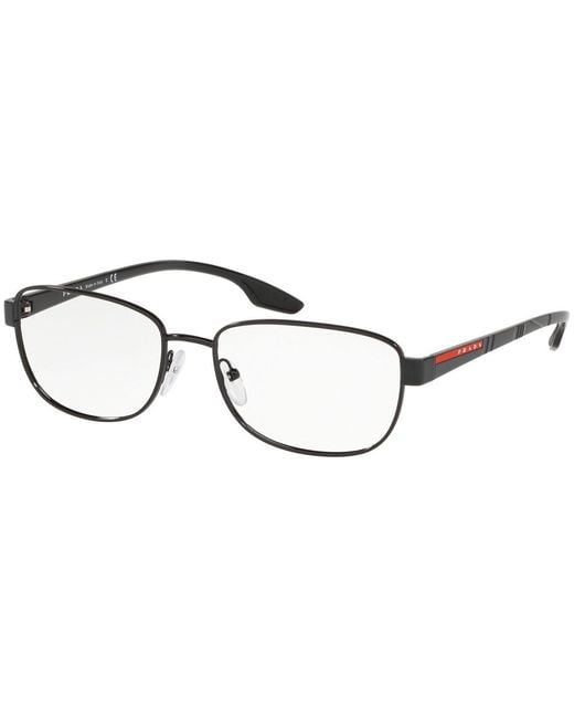 Prada White Logo Flat Mirror