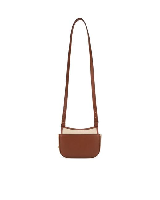 Ralph Lauren White Lauren Small Marcy Flap Shoulder Bag