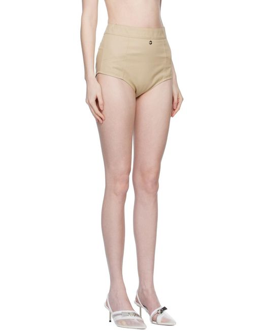 Coperni Natural Hardware Shorts