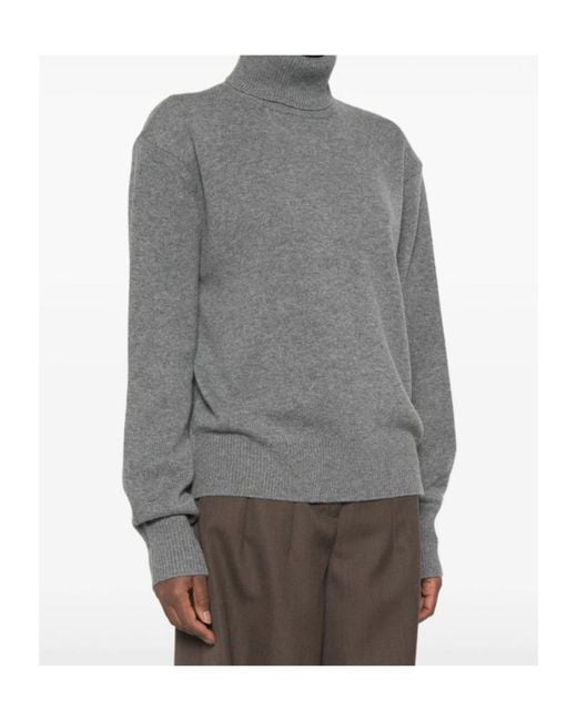 Frankie Shop Gray Turtleneck Sweater
