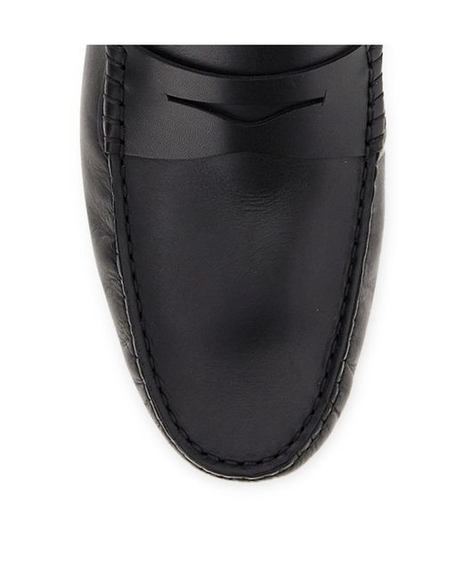 Tod's Black City Gommino Driving Loafers for men