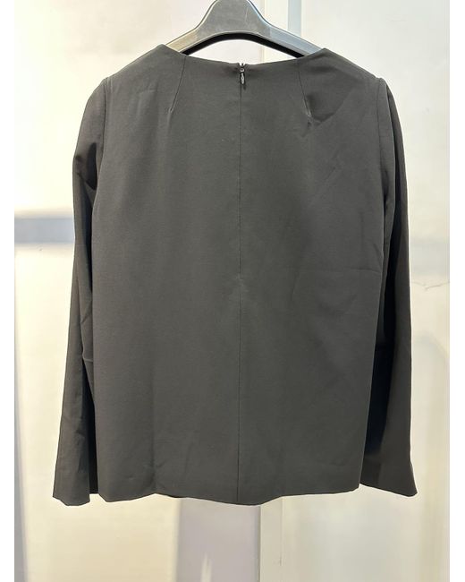 Weekend by Maxmara Black Long-Sleeved Blouse