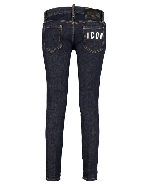 DSquared² Blue Jennifer Cropped Jeans