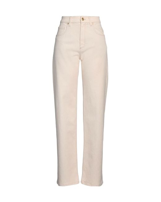 Brunello Cucinelli White Fashionable Loose-Fit Jeans