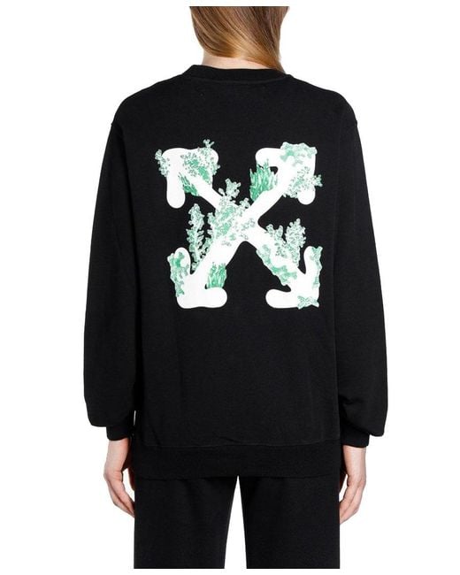 Off-White c/o Virgil Abloh Black Arrows Print Logo Sweatshirt
