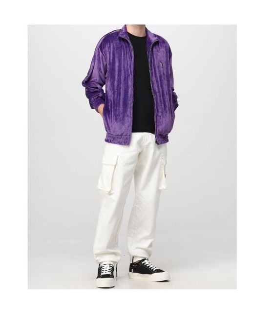 Gcds Purple Logo Jacket for men
