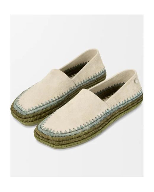 Loewe Green Rio Slippers