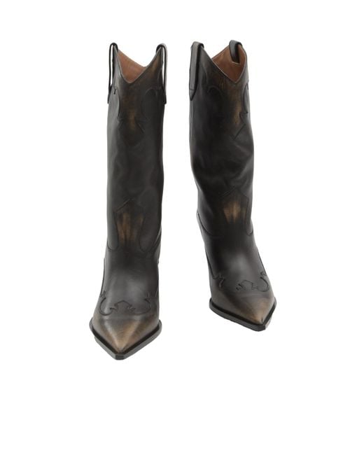 Paris Texas Black Lidia Heeled Boots