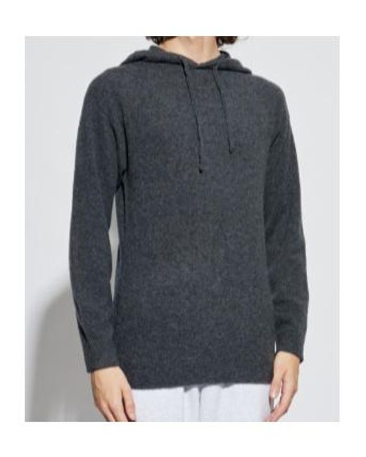 American Vintage Blue Hooded Knitwear for men