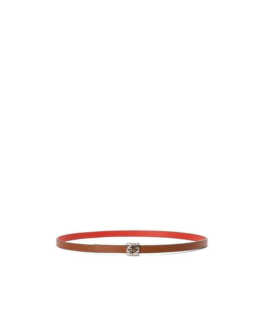 Loewe White Double-Sided Anagram Bombe Belt