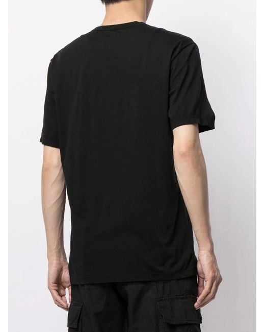 James Perse Black Luxe Lotus Jersey T-Shirt for men