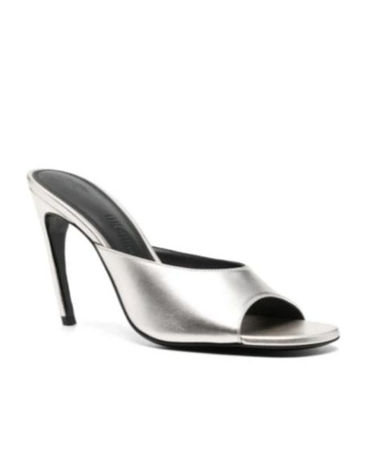 The Attico White 100Mm Betta Sandals