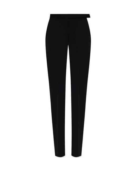 Stella McCartney Black Pleated Front Trousers