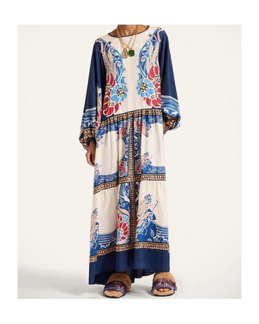 LaDoubleJ Blue La Doublej Lemuria Voluminous Maxi Dress