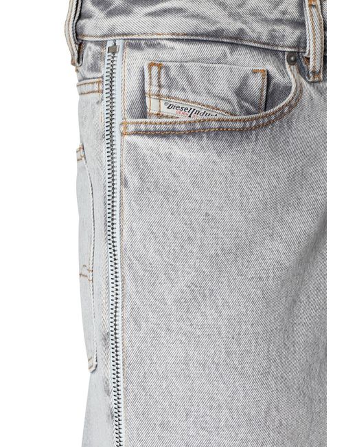 DIESEL Gray 1955 Straight-Leg Jeans for men