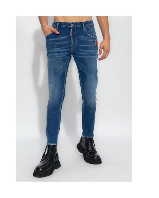 DSquared² Blue Cool Girl Straight-Leg Jeans for men