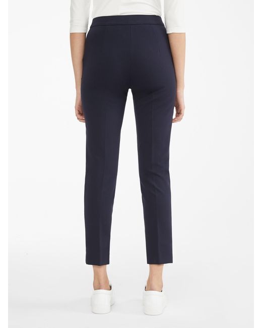 Max Mara Black Pegno Slim-Cut Trousers